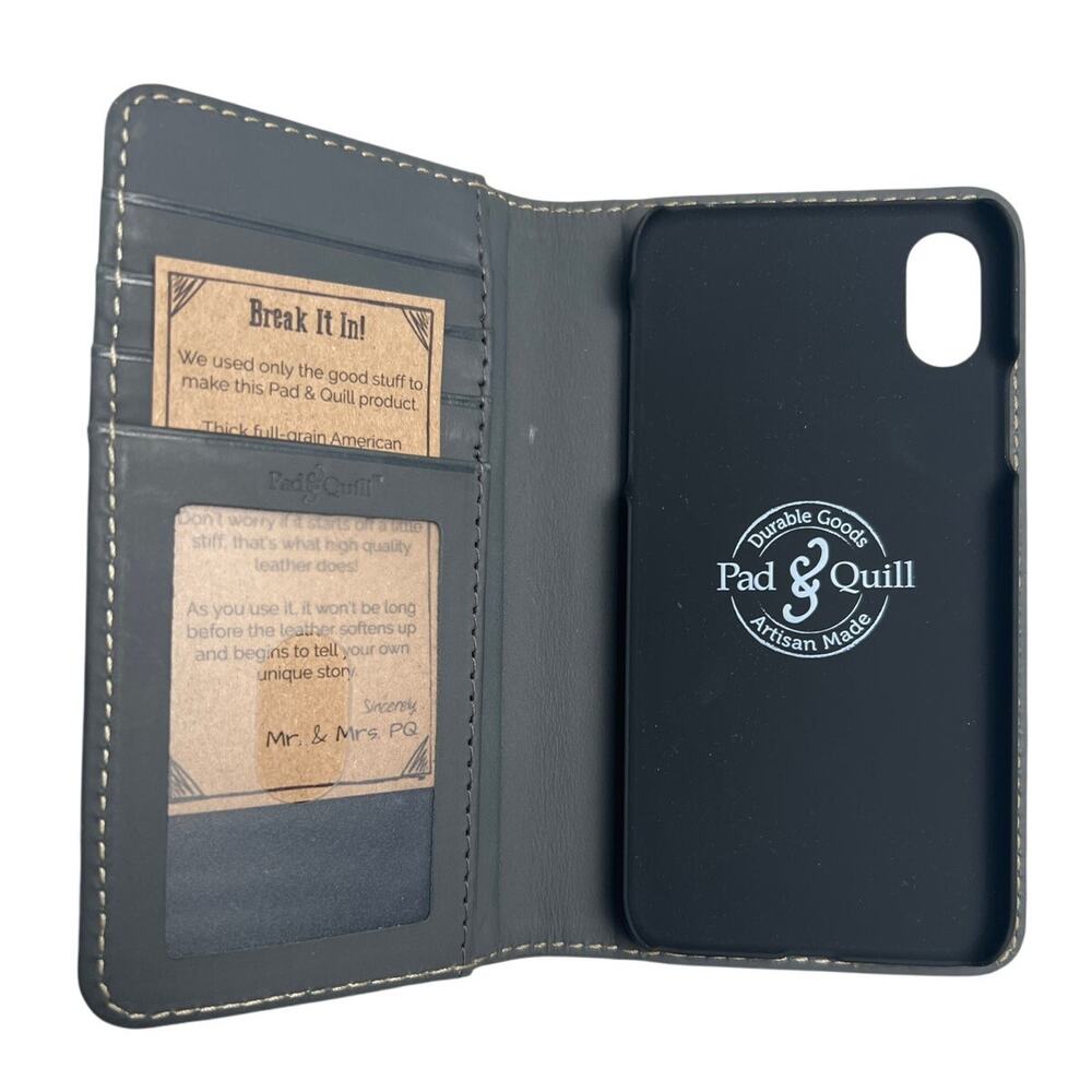 Pad & Quill Leather iPhone XR Tan Case Artisan Made - Picture 3 of 5